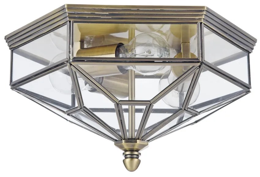 MAYTONI H356-CL-03-BZ ZEIL Bronz Színű Kültéri Mennyezeti Lámpa 3XE27 60W IP43