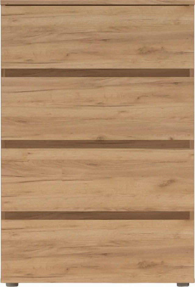 PARMAD komód, craft tölgyfa, arany