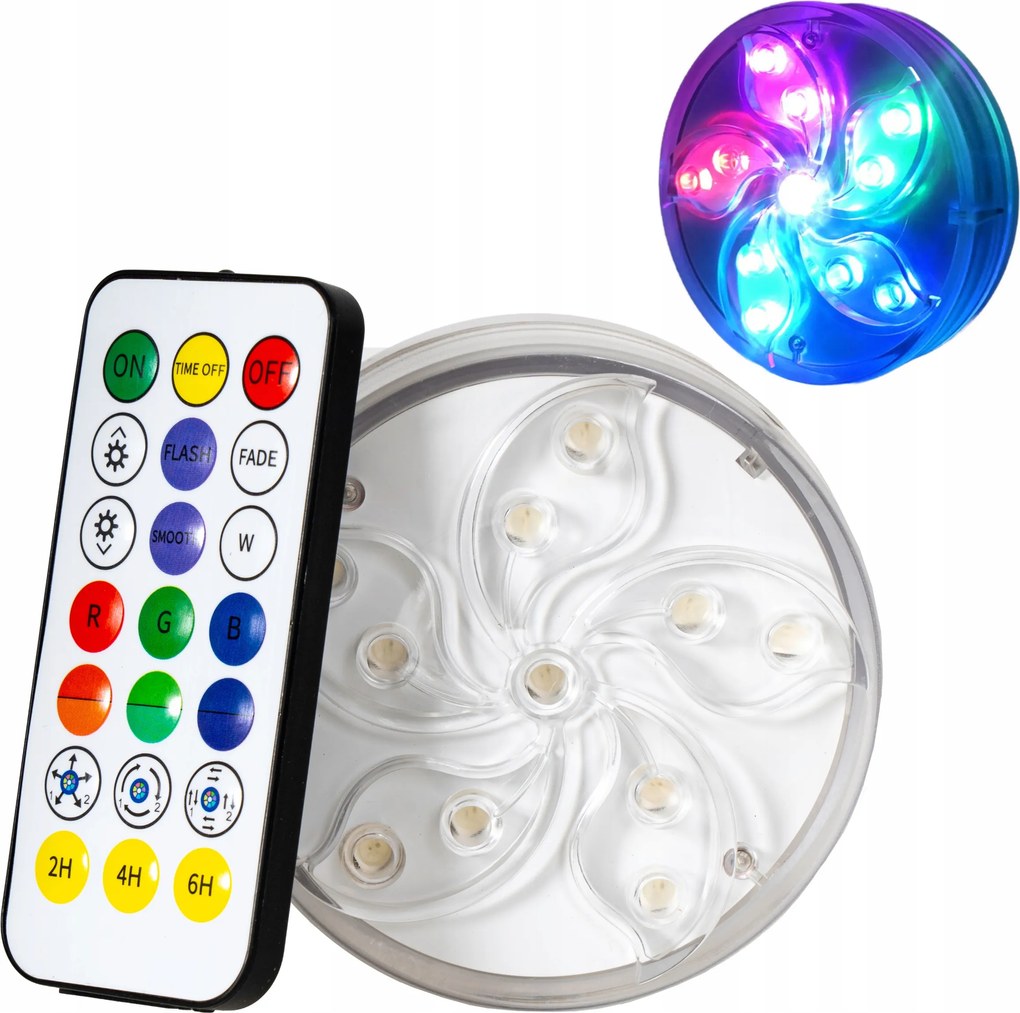 Led Lámpa Spa Medencéhez Vízálló Rgb Távirányítóval