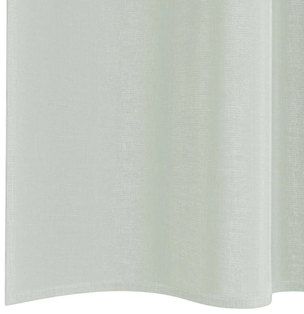 2 db világosszürke fátyolfüggönyök hurokkal 140x245 cm