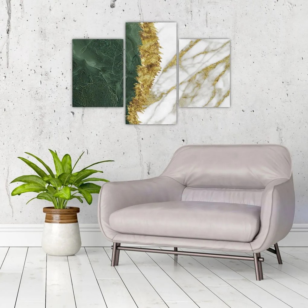 Kép - Zöld márvány N⁰1 (90x60 cm)