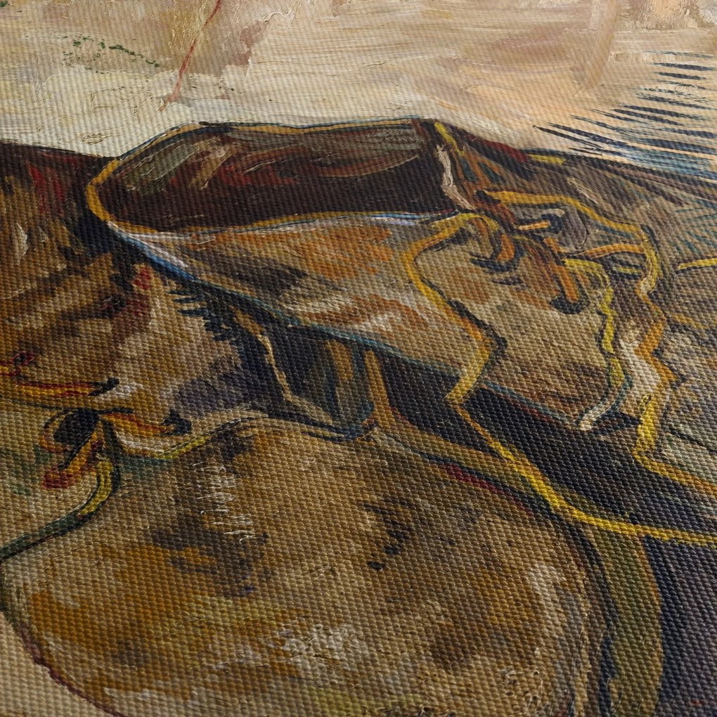 Kép - Vincent van Gogh, Shoes, reprodukciók (órával) (90x30 cm)
