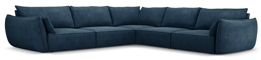 Sötétkék sarokkanapé (variálható) Vanda – Mazzini Sofas