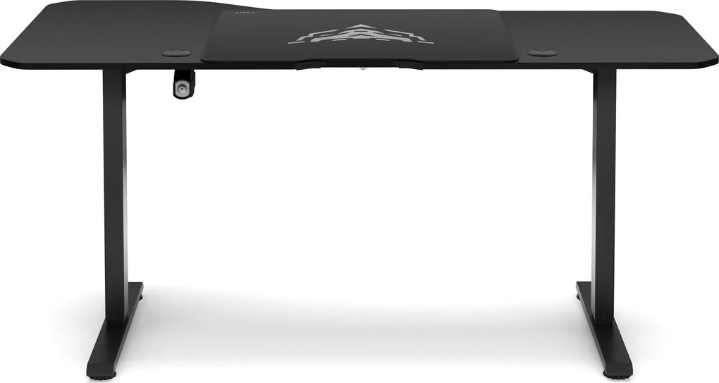 Elektromosan magasságban állítható íróasztal 160 cm fekete: Diablo X-Tensio 1600