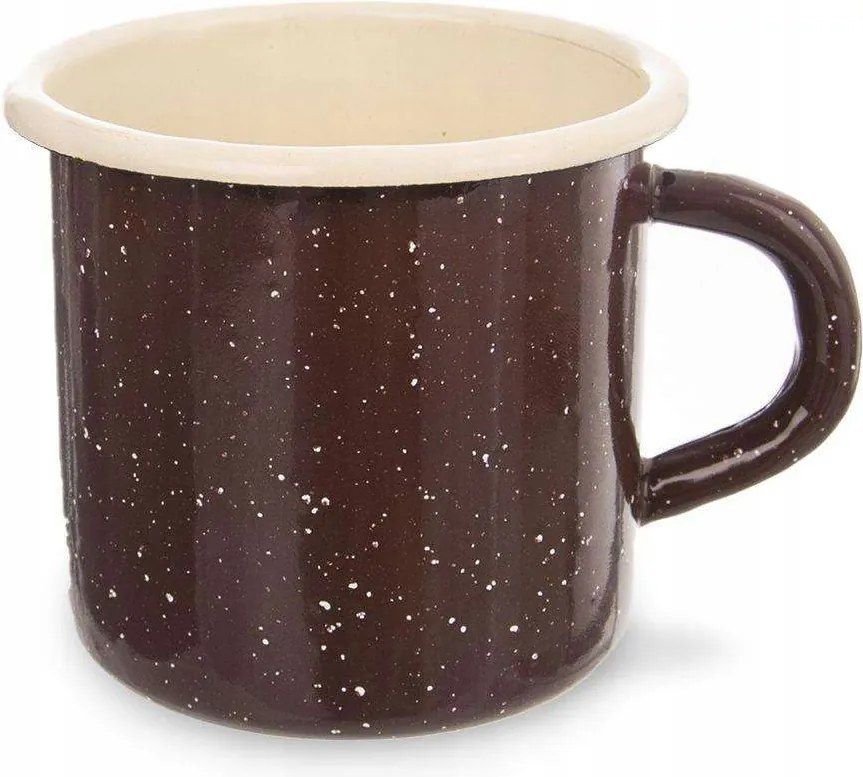 Zománcozott konyhai bögre fazék bögre fogantyúval 8 cm 0,4L