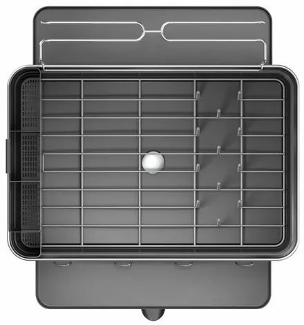Simplehuman Edénytartó pohártartóval, rozsdamentesacél keret, szürke
