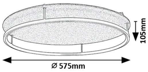 Rabalux 71033 - LED mennyezeti lámpa FARENZO LED/40W/230V 3000/4000K