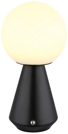 Globo 21029S - LED érintős asztali lámpa SORA 1,5W/5V 1800 mAh fekete
