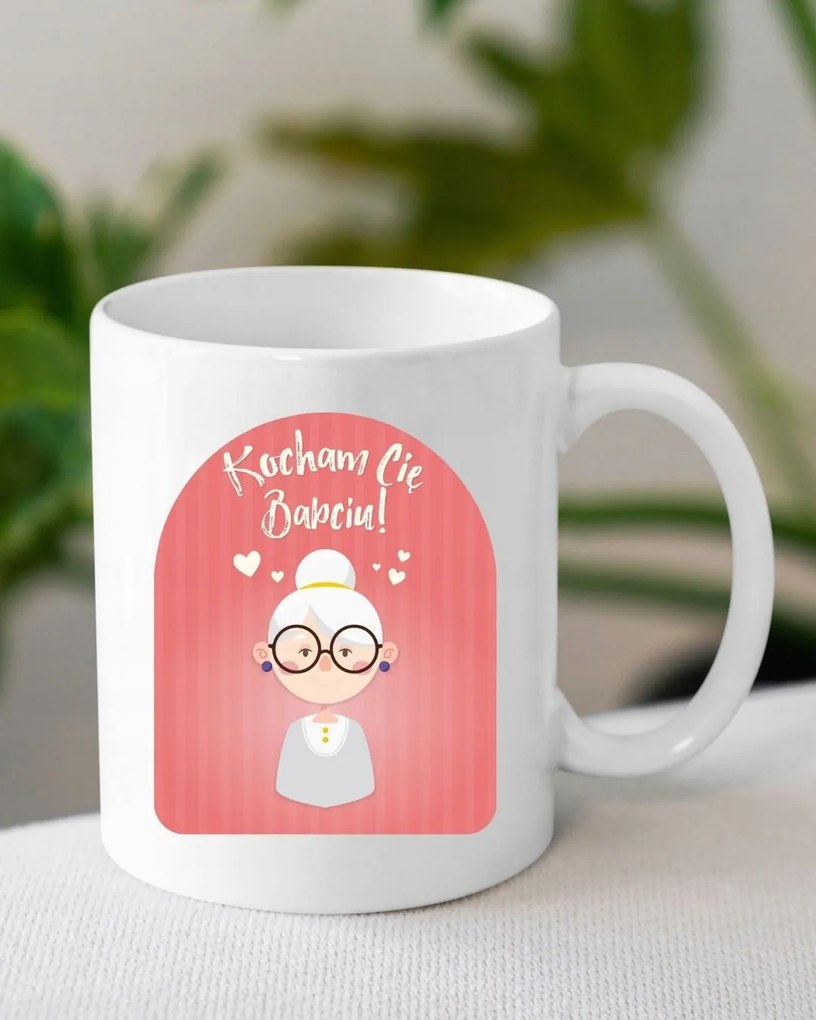 Bögre Fehér Vicces Ajándék Nagymama Napja Szeretlek Nagymama