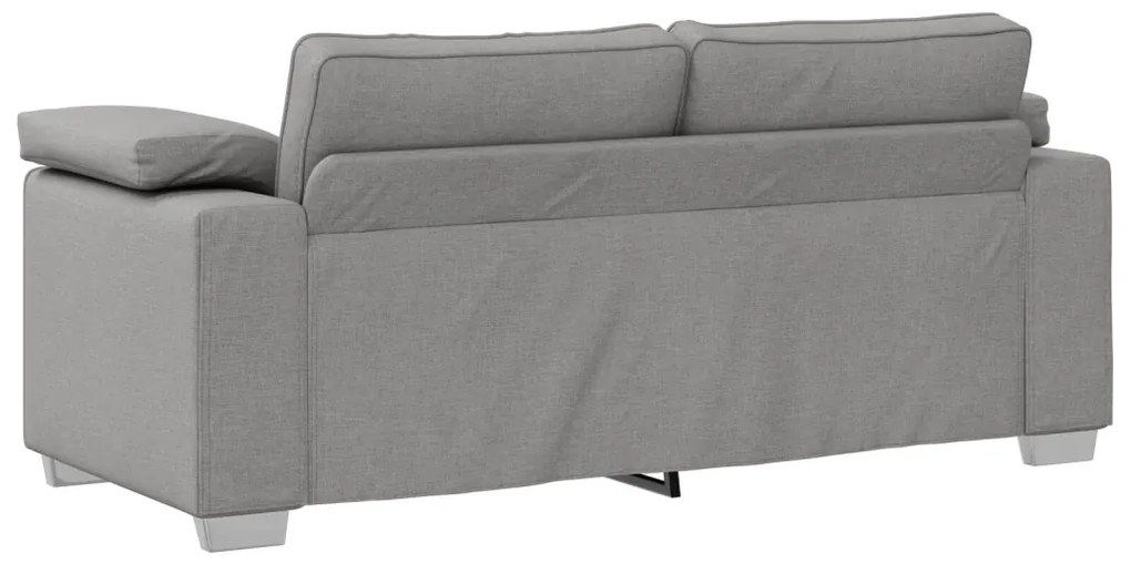 Kétfős kanapé Felhő szürke 140 cm anyag