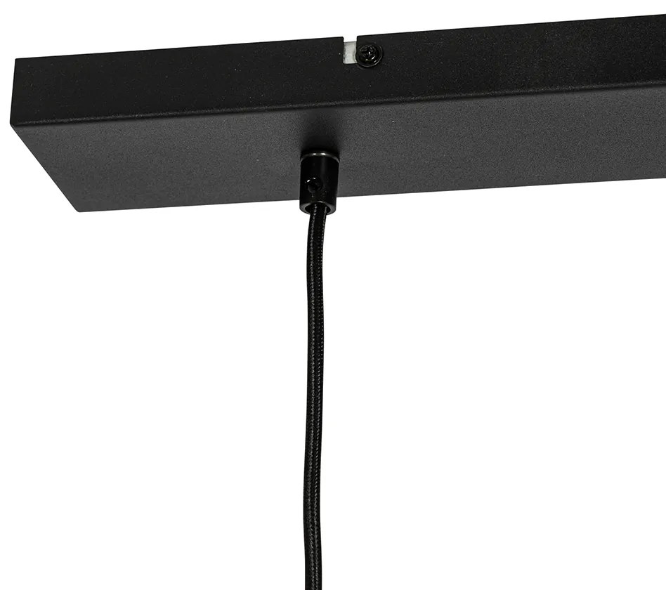 Ipari függőlámpa fekete 2-lámpás - Hanze