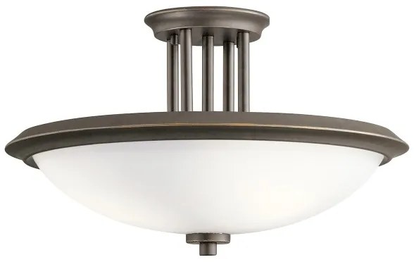 Kichler KL-DREYFUS-SFOZ - Felületre szerelhető csillár  DREYFUS 3xE27/60W/230V bronz