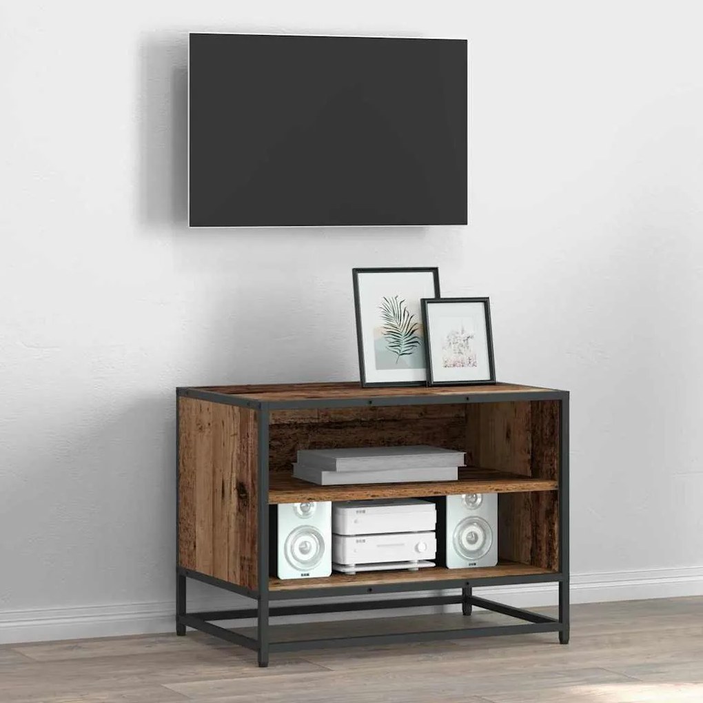 TV szekrény Régi fa 61 x 40 x 46 cm Faanyag