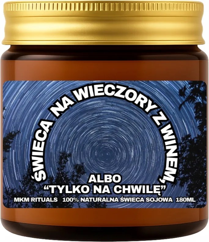 Szója illatgyertya 180 ml Boros estékre, vagy csak egy pillanatra