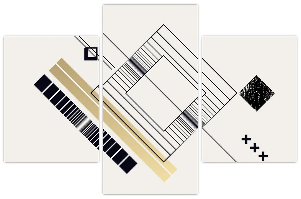 Kép - Geometriai formák N⁰6 (90x60 cm)