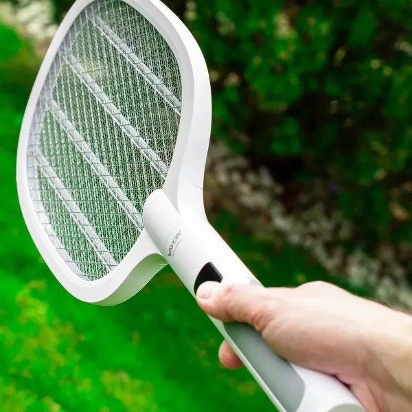 LED elektromos rovarcsapda 2 az 1-ben LCD-vel, 1200 mAh/5V, fehér