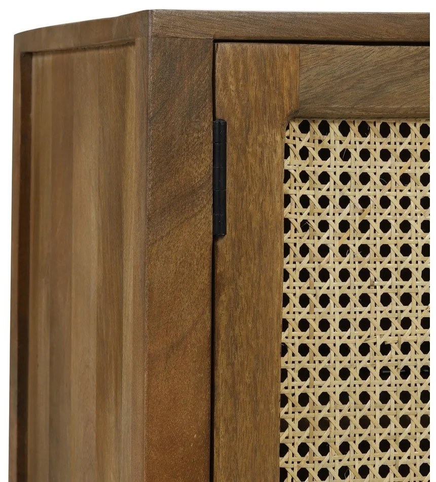 Barna mangófa komód 88x84 cm Nipas – Light &amp; Living