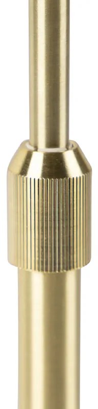 Asztali lámpa arany/bronz színű, zöld bársony árnyékolóval 25 cm - Parte