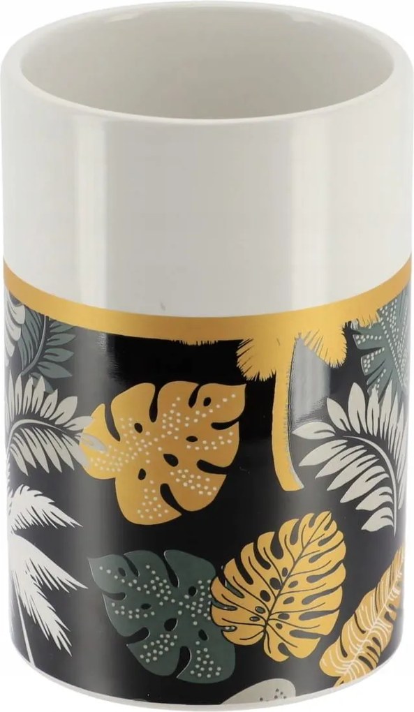 Fürdőszobai bögre kerámia modern Boho víz fogkefe paszta fehér