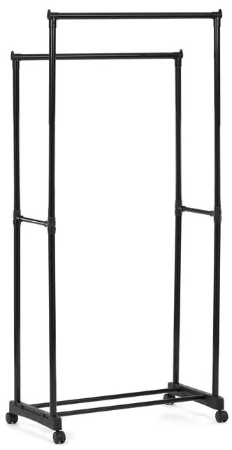 Fekete Fém Ruhafogas. BK – GD-164