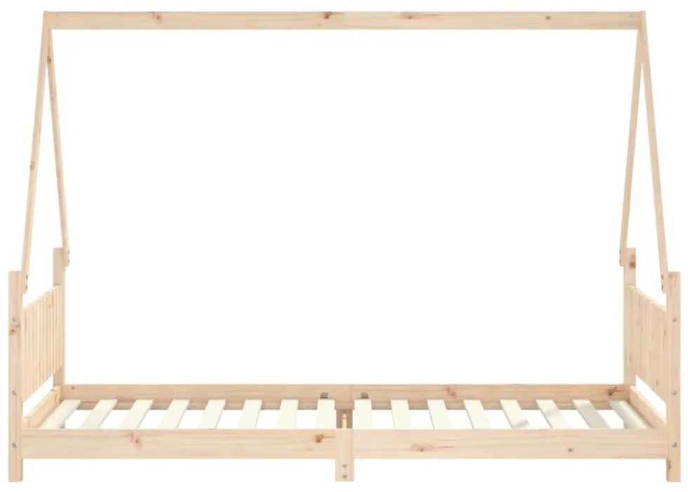 tömör fenyőfa gyerekágykeret 90 x 200 cm