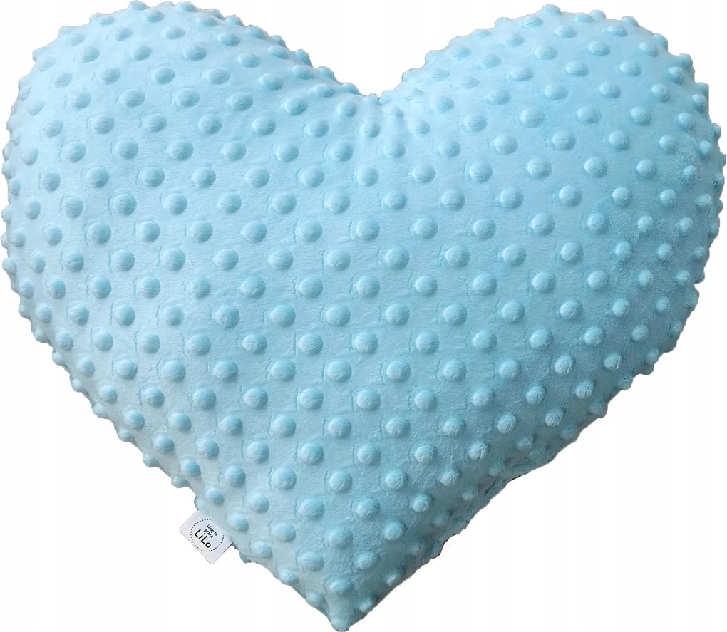 Szív Párna Minky szív 30cm LiLo színválaszték
