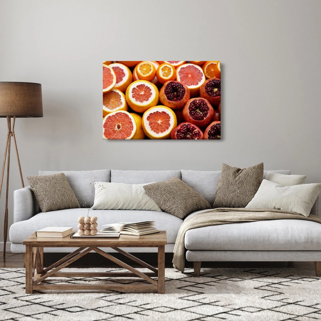Narancsok és gránátalmák képe (90x60 cm)