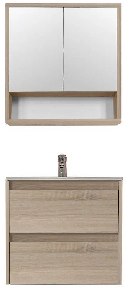 Porto 60 komplett fürdőszoba bútor sonoma tölgy színben