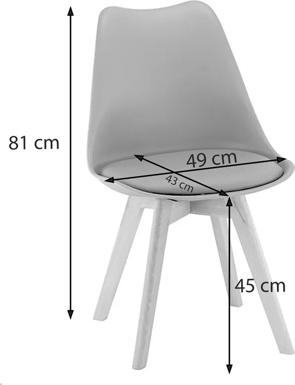 Midori 4+1 étkező garnitúra fekete