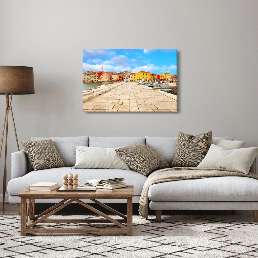 Kép - Poreč régi isztriai városa, Horvátország (90x60 cm)