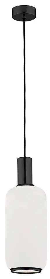 Argon 8563 - Csillár zsinóron SAGUNTO PLUS 1xE27/15W/230V átm. 14 cm fekete