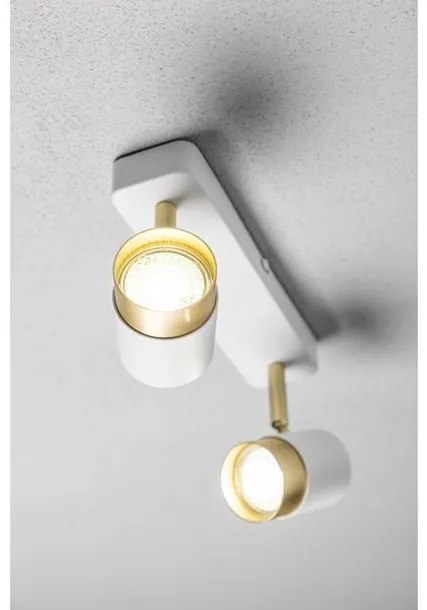 Lámpa Mennyezeti lámpatest ORIO, aluminium, 24.0x5.5x14.0, IP20, 2*GU10, max. 50W, kör, fehér