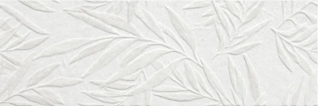 Herberia Leaf Gris Decoro dekorcsempe 25x75
