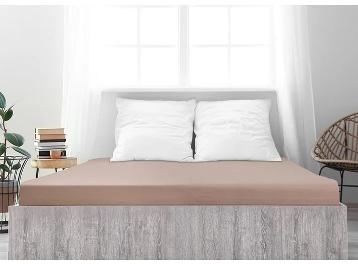 4Home jersey lepedő Ideal diófa, 180 x 200 cm