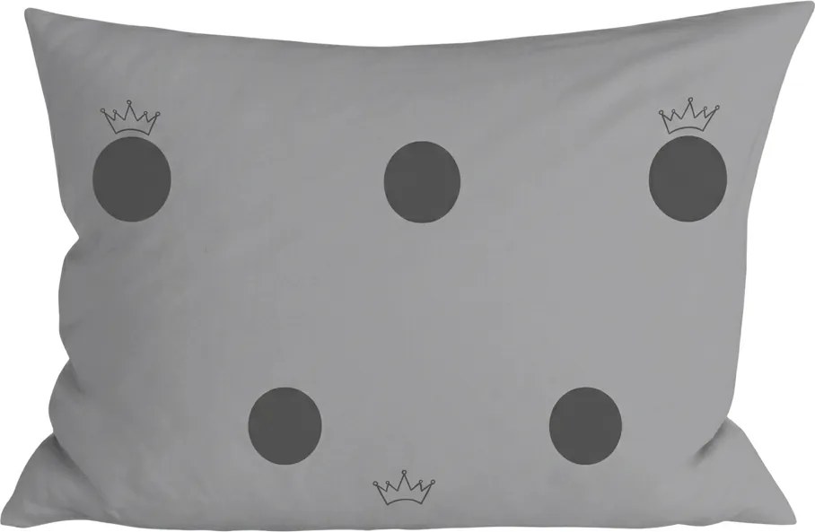 Polipamut párnahuzat CROWN POLY 50x70 cm, sötétszürke