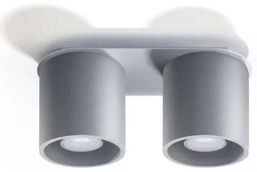 Sollux SL.0055 - Spotlámpa ORBIS 2 2xGU10/40W/230V szürke