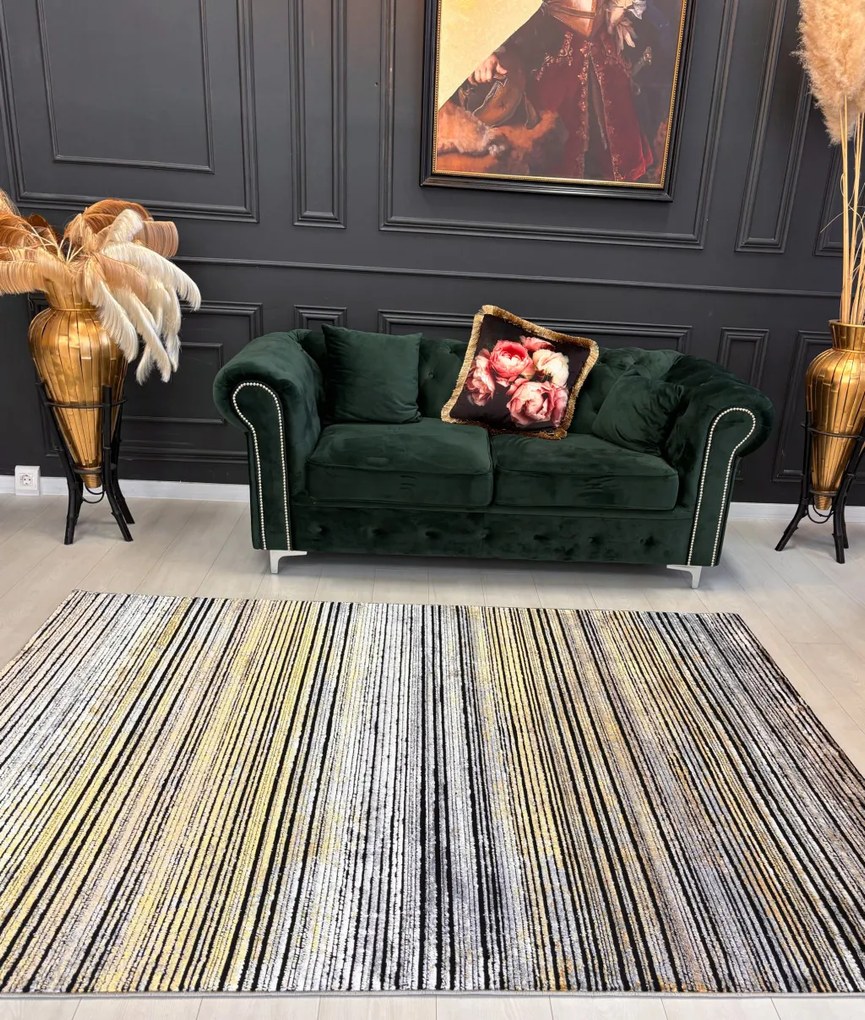 Toscana 392 Black (Fekete) 120x170 cm