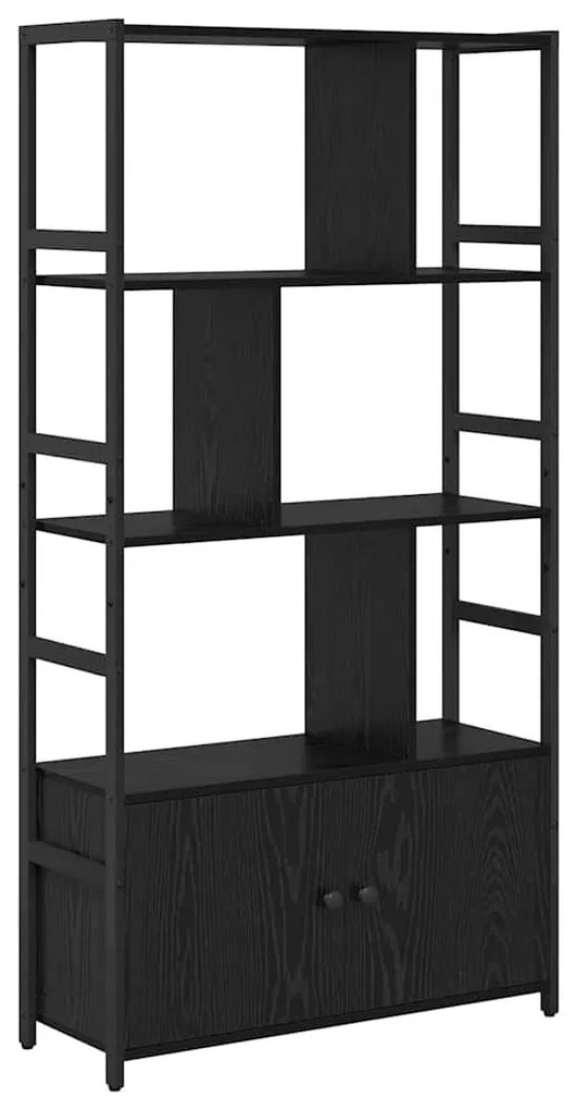 Könyvespolc Musta tammi 80 x 30 x 155.5 cm Faanyag