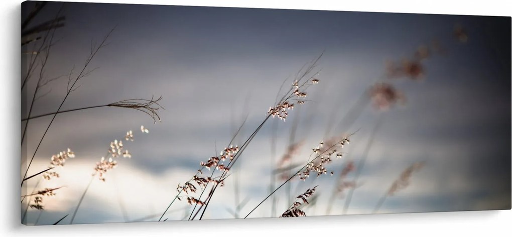 Kép - Rét virágai a tónál (120x50 cm)