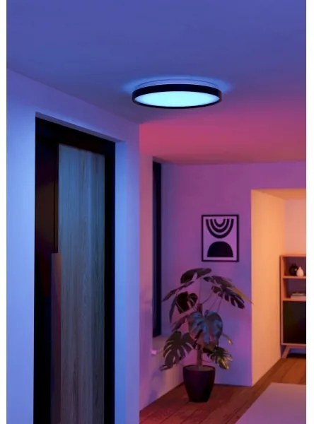 Eglo 300692-LED RGBW St. mennyezeti lámpatest MOZONCILLO-Z LED/28,3W/230V fekete + távirányító