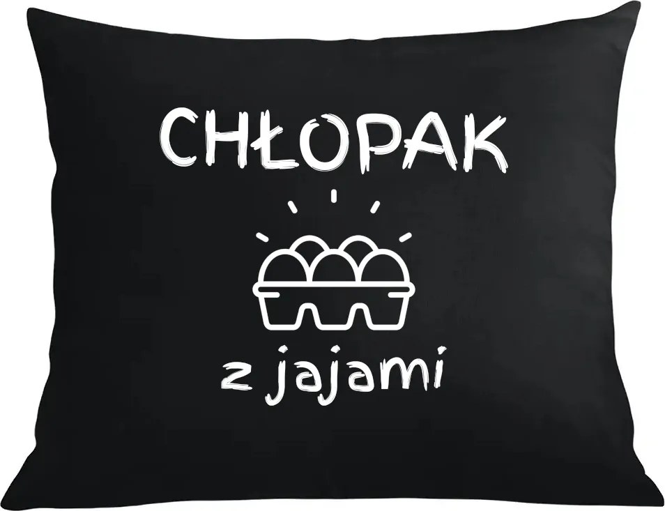 Párna párnahuzat fiúnapra Fiú tojással Ajándék