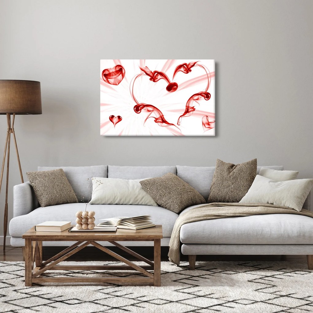 Szív a füstből képe (90x60 cm)