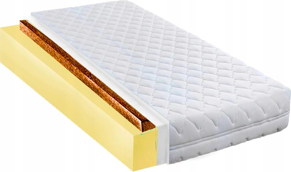 140x200 ortopéd kókusz habszivacs matrac merevített habszivacs 16cm H3