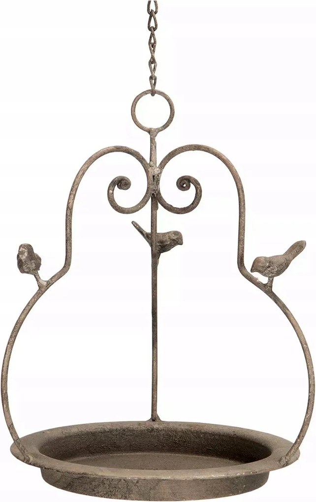 Madáretető Ablakra Akasztható Fa Erkély barna 30cm