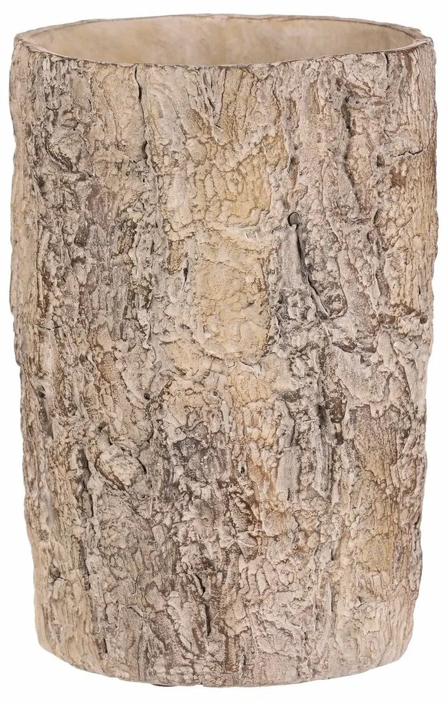 Virágcsomagoló fa kérgét utánzó, 18 x 18 x 26 cm,beton, 18 cm