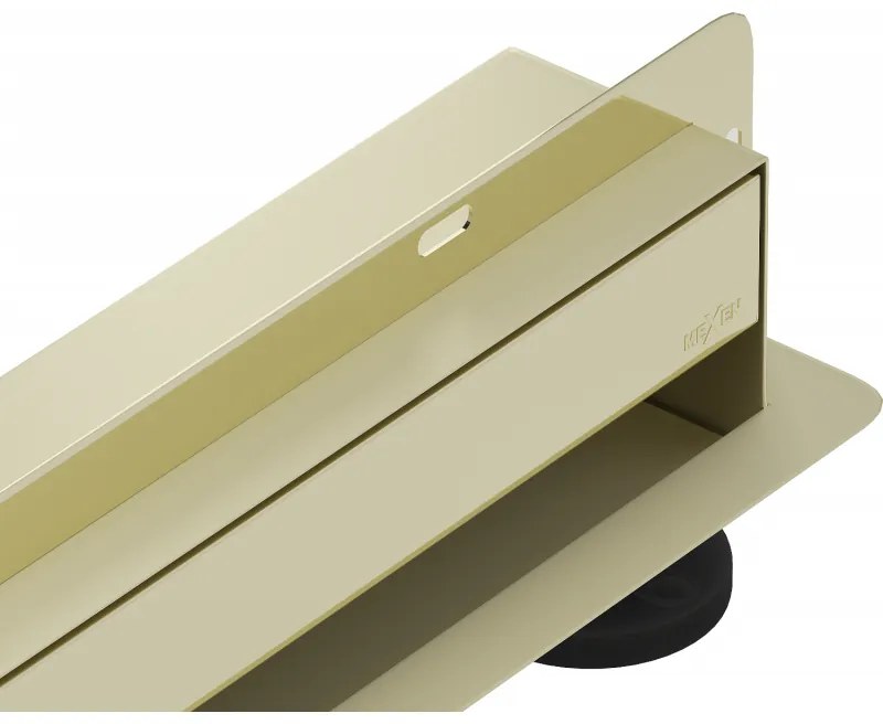 Mexen Flat Wall fali lefolyó 2 az 1-ben fali 110 cm, arany - 1530110