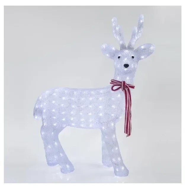 LED kültéri karácsonyi dekoráció LED/6W/230V IP44 hideg fehér rénszarvas