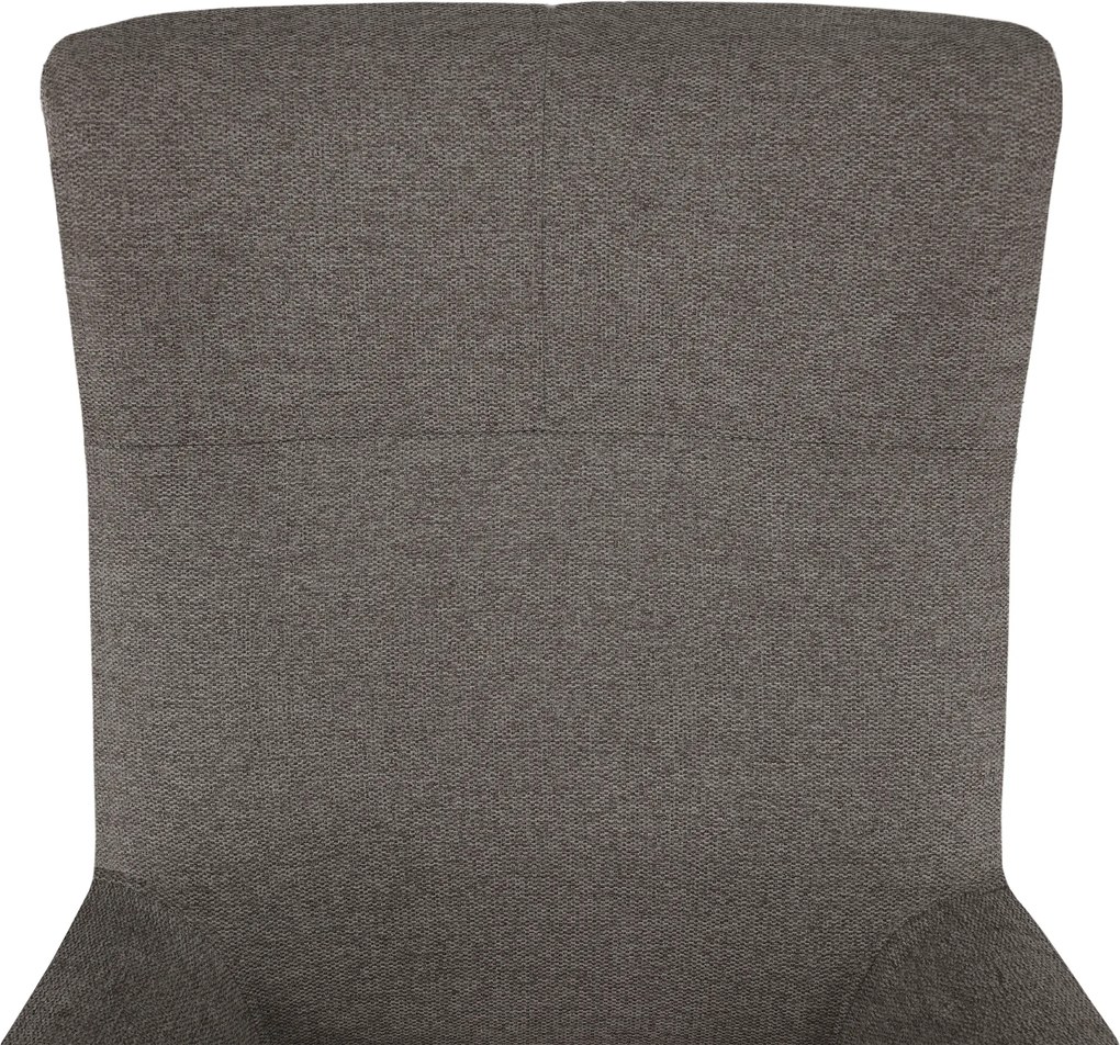 Füles fotel, szürke/fekete, SAMY