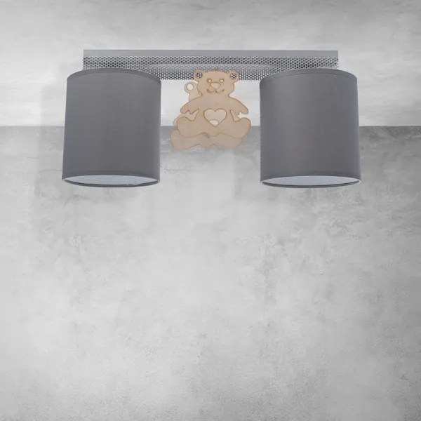 Gyerek mennyezeti lámpa BEAR 2xE27/60W/230V
