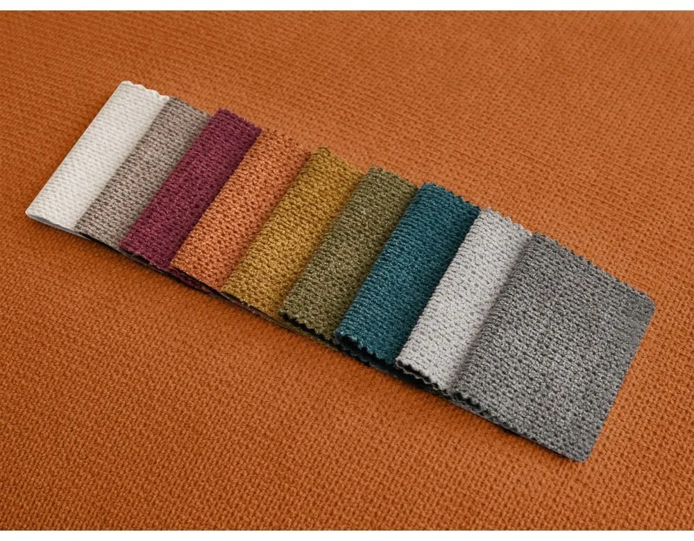 Narancssárga kinyitható kanapé 234 cm Ernest – Bobochic Paris